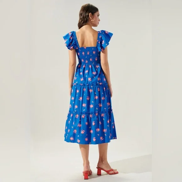 Sugarlips Lou Midi Dress Medium - Picture 2 of 4